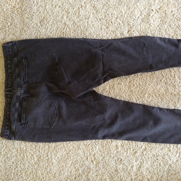 ::SOLD::Good American Women’s Yoke Skinny Jeans Charcoal Size 22 Plus Size Crop - Picture 10 of 10
